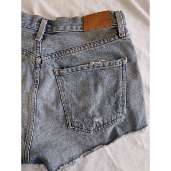 Citizens of Humanity Danielle Cut Off Denim Shorts 27 Light Wash Distressed High - Picture 10 of 10